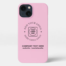 Rose Gold Gradient Custom Logo iphone case 13ケース