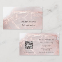 Rose Gold Ink Marble | QRコード