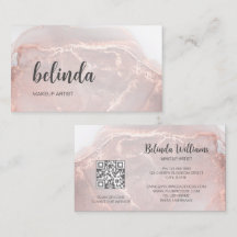 Rose Gold Ink Marble | QRコード