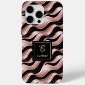 Rose Gold iPhone 13ケース エレガントラックス オーダーメイド Case-Mate iPhoneケース (裏面)