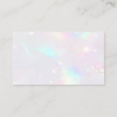 Rose Gold Laundy Holographic Cleaning  名刺 (裏面)