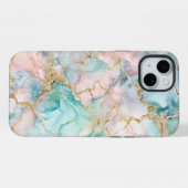 Rose Gold Marble iPhoneケース (裏面横)