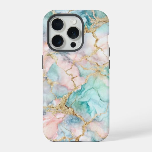 Rose Gold Marble iPhoneケース (裏面)