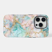 Rose Gold Marble iPhoneケース (裏面横)