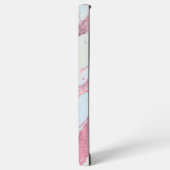 Rose Gold Marble Pastel Pattern Samsung Galaxyケース (左側面)