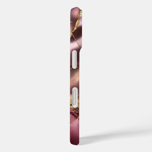 Rose Gold Marble Phone Case Luxury Abstract Case-Mate iPhoneケース (裏面 / 右)