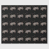 Rose Gold Merry Christmas - Holiday Design ラッピングペーパー (フラット)