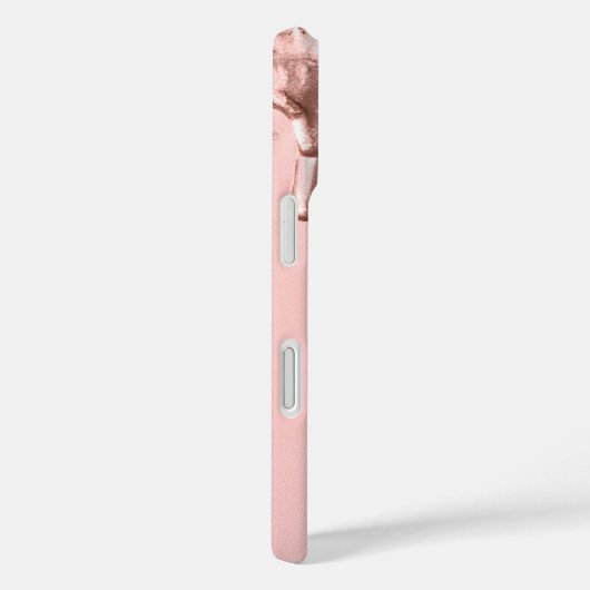 Rose Gold Metallic Drip Case-Mate iPhoneケース (裏面 / 右)