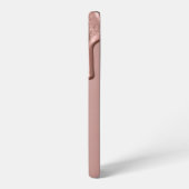 Rose Gold Metallic Drip Samsung Galaxyケース (左側面)