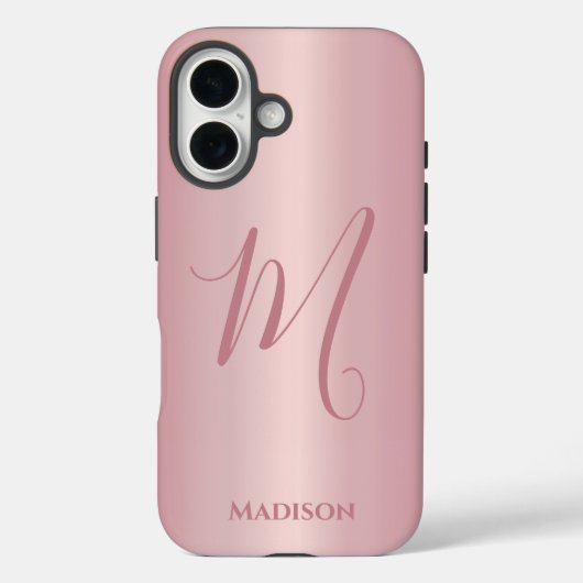 Rose Gold Personalized  Case-Mate iPhoneケース (裏面)