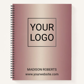 Rose Gold Personalized Logo Business  ノートブック