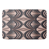 Rose Gold Romance Neo Art Deco Fan Design バスマット (正面)