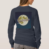 Rose Gold Script Grandma Moon Blue Sky T-Shirt Tシャツ (裏面)