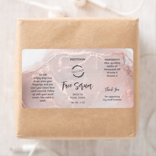 Rose Gold Serum Label ラベル (インサイチュ)