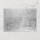 Rose gold silver glitter pink floral Details エンクロージャーカード (裏面)