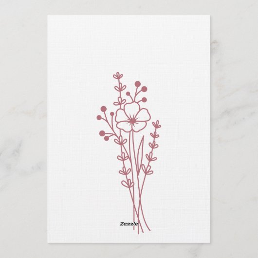 Rose Gold Sixty & Sensational Photo 60th Birthday  招待状 (裏面)