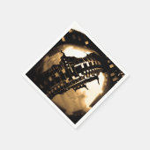 Rose Gold Steampunk スタンダードカクテルナプキン (角)