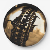 Rose Gold Steampunk ペーパープレート (正面)