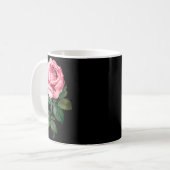 Rose Graphic Premium Tri-blend コーヒーマグカップ (正面左)