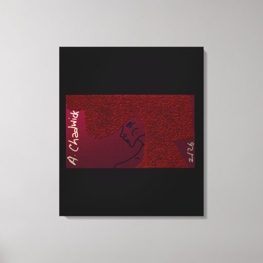 Rose-Haired Beauty  キャンバスプリント (正面)