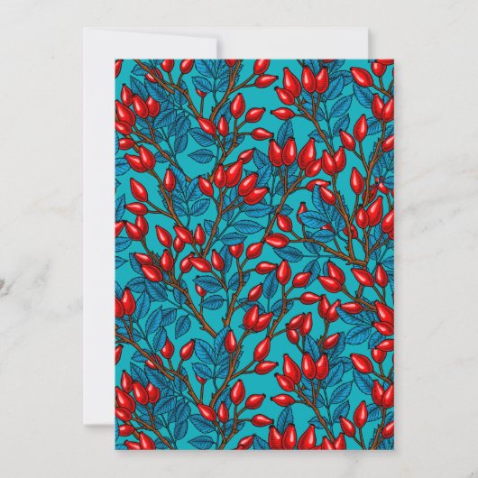Rose hips, red and blue (正面)