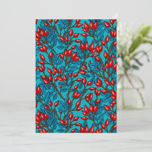 Rose hips, red and blue (スタンド正面)