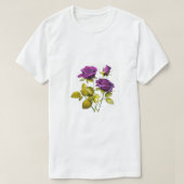  Rose Image -Mystical Elegance Floral Illustration Tシャツ (デザイン正面)