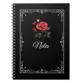Rose, Ink & Time Black Notebook ノートブック (正面)