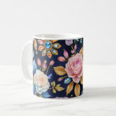 Rose Koffie of Thee Mok コーヒーマグカップ (正面左)