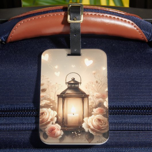 Rose Lantern Glow Bouquet ラゲッジタグ (正面インサイチュ2)