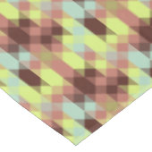 rose, lime, yellow and coffee bean geometric テーブルクロス (アングル)