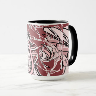  Rose Linework Mug マグカップ