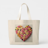 Rose Love Bridal Party Tote Bag ラージトートバッグ (裏面)