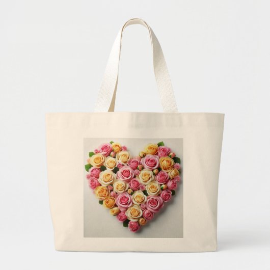Rose Love Bridal Party Tote Bag ラージトートバッグ (正面)