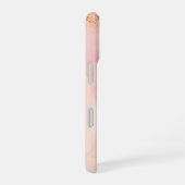 Rose Lumière - 高級なピンクの女性らしいエレガンス iPhone 16ケース (右側面)