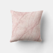 Rose Marble Organic Dusty Rose Blush  クッション (裏面)