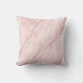 Rose Marble Organic Dusty Rose Blush  クッション (正面)