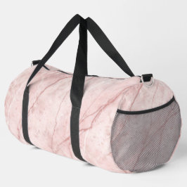 Rose Marble Organic Dusty Rose Blush  ダッフルバッグ