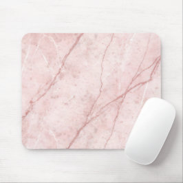Rose Marble Organic Dusty Rose Blush  マウスパッド