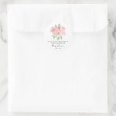 Rose Memorial Funeral Seed Packet ラウンドシール (バッグ)