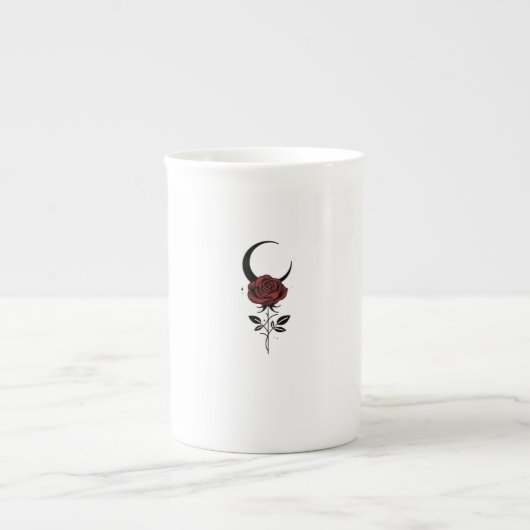 Rose Moon Mug ボーンチャイナマグカップ (正面)
