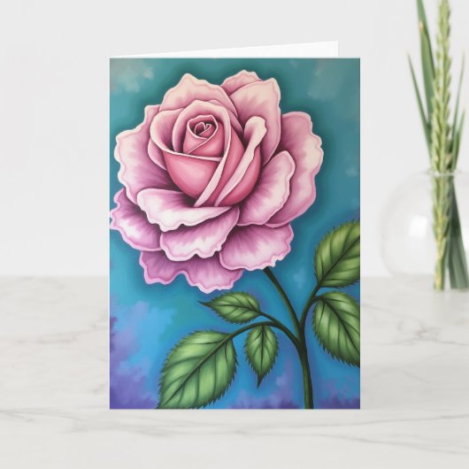 Rose Mothers Day Art Card カード (正面)
