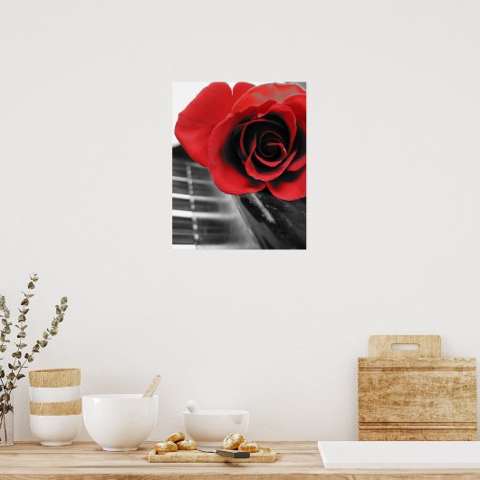Rose on Piano Collection I ポスター (キッチン)