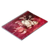 ROSE on Red Background ノートブック (左側)