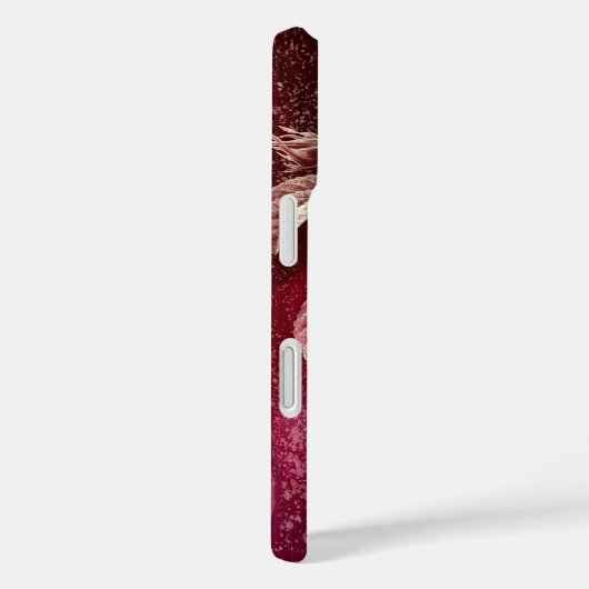 ROSE on Red Background Case-Mate iPhoneケース (裏面 / 右)