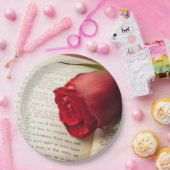 Rose on Shakespeare ペーパープレート (パーティー)
