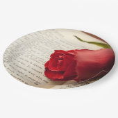 Rose on Shakespeare ペーパープレート (アングル)
