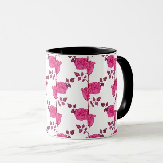 Rose on the Vine Classic Mug マグカップ (正面右)