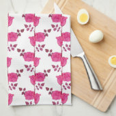 Rose on the Vine Kitchen Towel キッチンタオル (四つ折り)