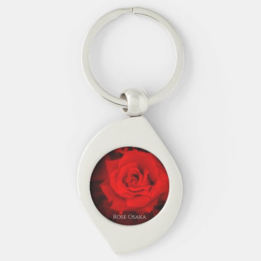 Rose Osaka：Metal Key Chain キーホルダー (正面)